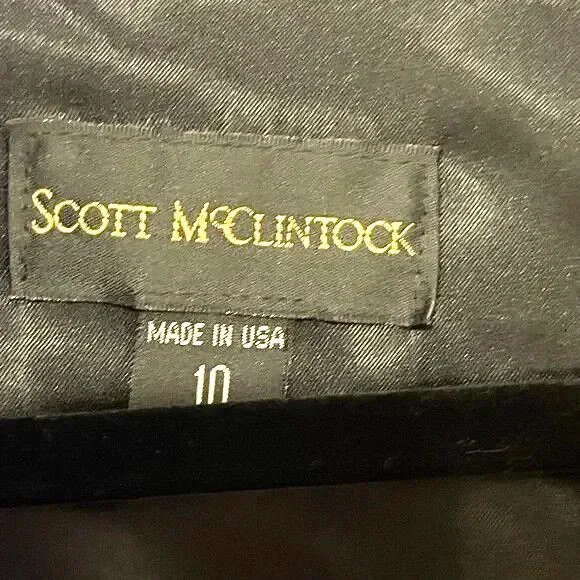 Scott McClintock Wmns Black Bolero Jacket Size 10 - Picture 2 of 5